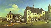 Bernardo Bellotto Courtyard of the Castle at Kaningstein from the South. Norge oil painting reproduction